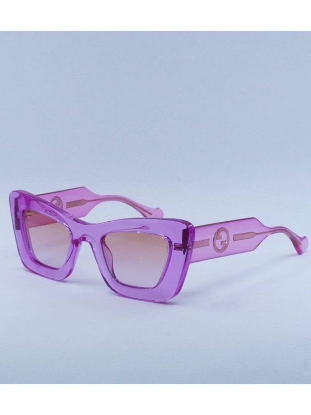 Gucci GG1552S 003 Women Sunglasses Magenta Frame, Orange to Violet Lenses